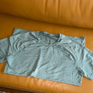 lululemon athletica light green short sleeve men's tee
